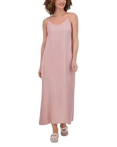 POINT BRUSHED A LINE SLIP DRESS
