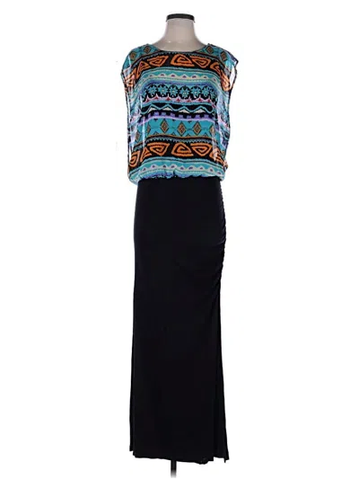 Pre-owned Point Casual Dress In Blue
