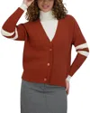 Point Chunky Knit Oversized Sweater In Brown