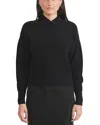 Point Chunky Knit Sweater In Black