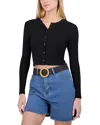Point Classic Cardigan In Black