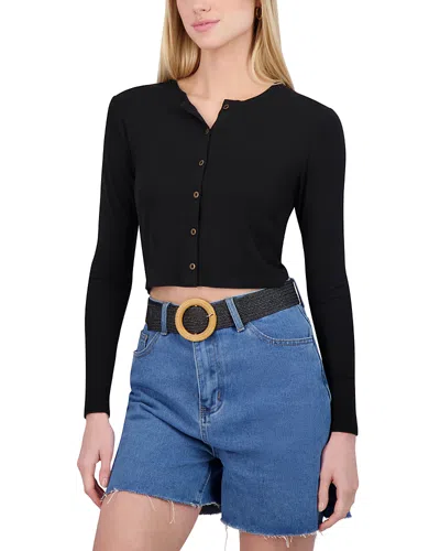 Point Classic Cardigan In Black