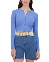 Point Classic Cardigan In Blue