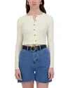 Point Classic Cardigan In Cream