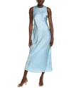 Point Column Dress In Multi