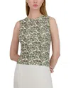 Point Crewneck Tank Top In Paisley