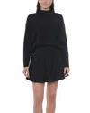 Point Drop Shoulder Sweater In Black