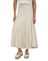 Point Linen Gore Skirt In Sand