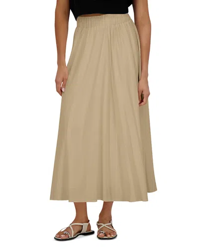 Point Linen Panel Skirt
