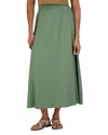 Point Linen Panel Skirt