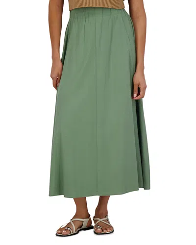 Point Linen Panel Skirt