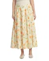 Point Linen Panel Skirt