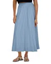 Point Linen Panel Skirt
