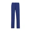 Point Of View Label Forever Dress Pants For Women With Satin Piping - Electric Blue