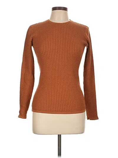 Pre-owned Point Pullover Sweater In Brown