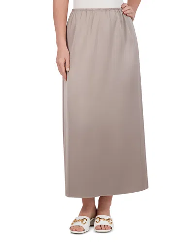 POINT SATIN A LINE SKIRT