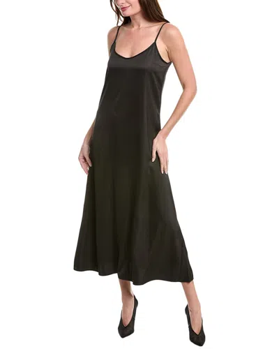 POINT POINT SATIN SLIP DRESS