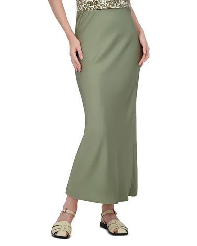 POINT SATIN SLIP SKIRT