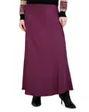 Point Slip Skirt In Purple