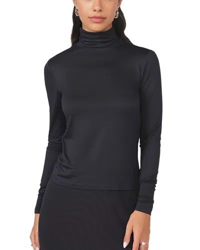 Point Stretch Knit Turtleneck In Blue
