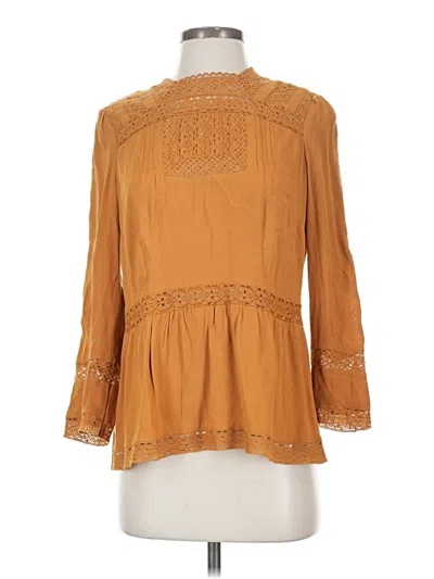 Pre-owned Point Sur 3/4 Sleeve T-shirt In Brown