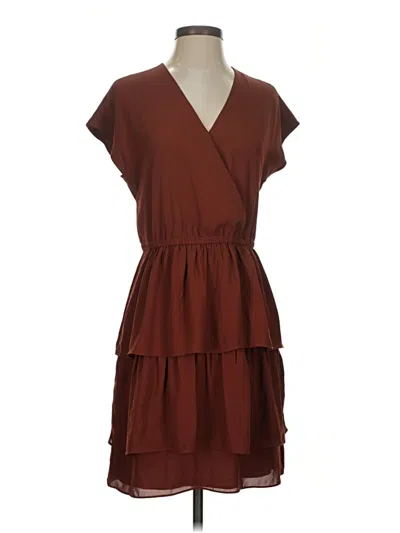 Pre-owned Point Sur Casual Dress In Brown