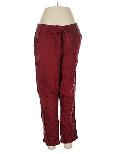 Pre-owned Point Sur Casual Pants In Burgundy