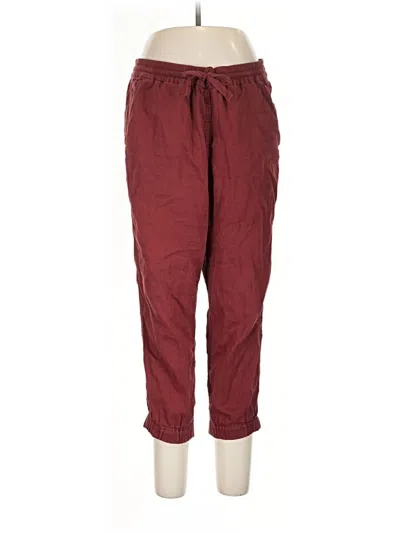 Pre-owned Point Sur Casual Pants In Burgundy