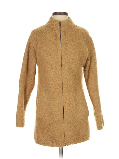 Pre-owned Point Sur Coat In Gold