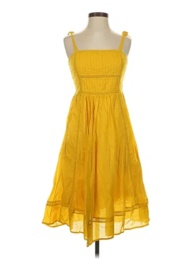 Pre-owned Point Sur Cocktail Dress In Yellow