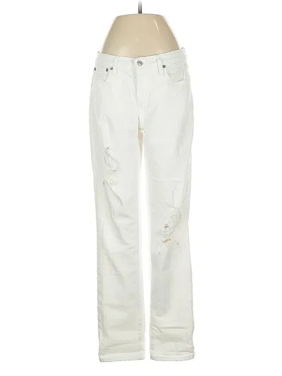 Pre-owned Point Sur Jeans In White