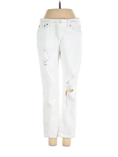 Pre-owned Point Sur Jeans In White