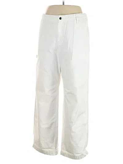 Pre-owned Point Sur Jeans In White