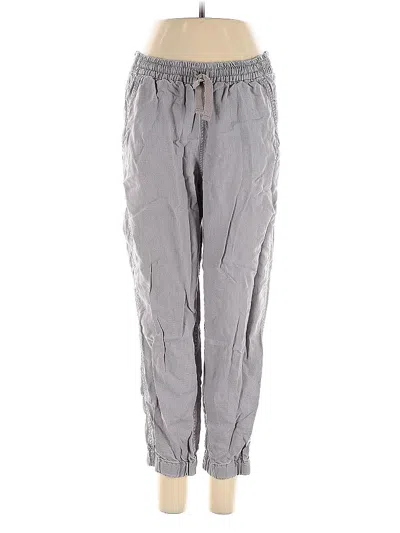 Pre-owned Point Sur Linen Pants In Gray