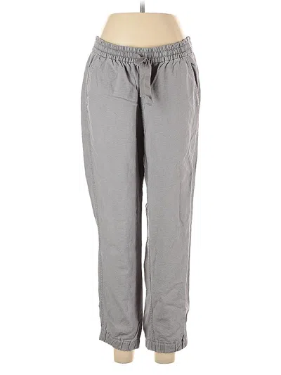 Pre-owned Point Sur Linen Pants In Gray