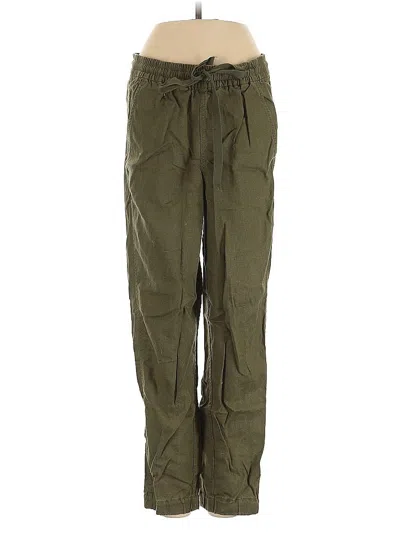 Pre-owned Point Sur Linen Pants In Green