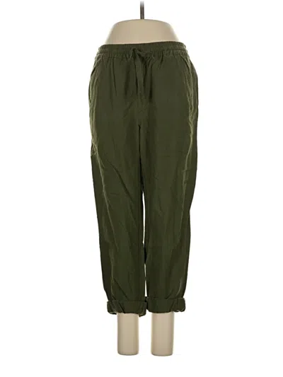Pre-owned Point Sur Linen Pants In Green