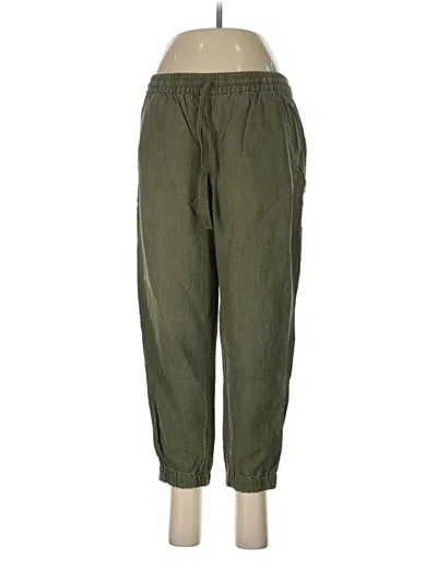Pre-owned Point Sur Linen Pants In Green