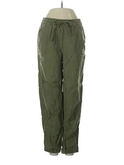 Pre-owned Point Sur Linen Pants In Green