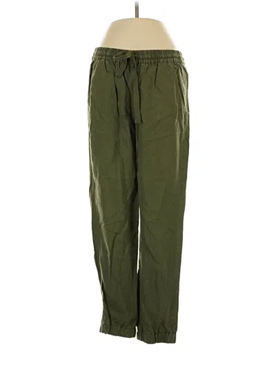 Pre-owned Point Sur Linen Pants In Green