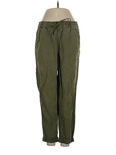 Pre-owned Point Sur Linen Pants In Green