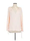 Point Sur Long Sleeve Blouse In Pink