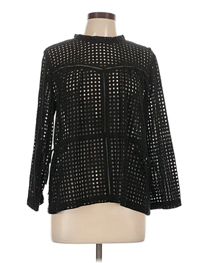 Pre-owned Point Sur Long Sleeve Turtleneck In Black