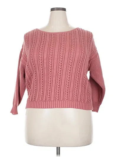 Pre-owned Point Sur Pullover Sweater In Pink