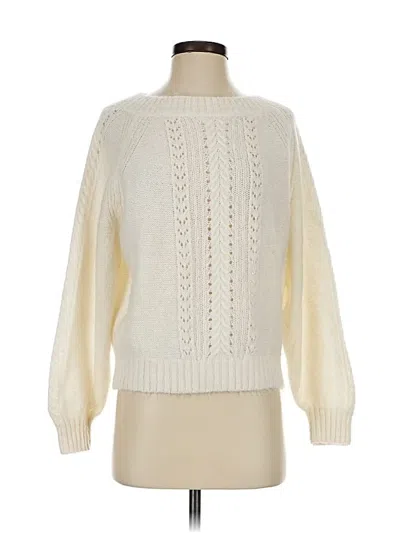 Pre-owned Point Sur Pullover Sweater In White