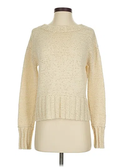 Pre-owned Point Sur Pullover Sweater In White