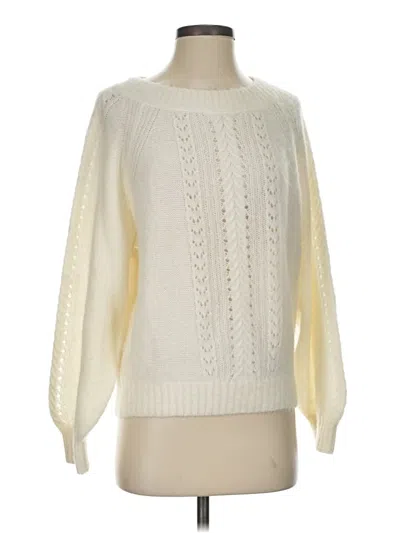 Pre-owned Point Sur Pullover Sweater In White