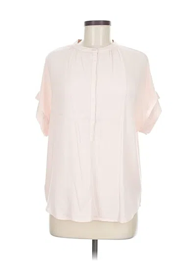 Pre-owned Point Sur Short Sleeve Blouse In Pink