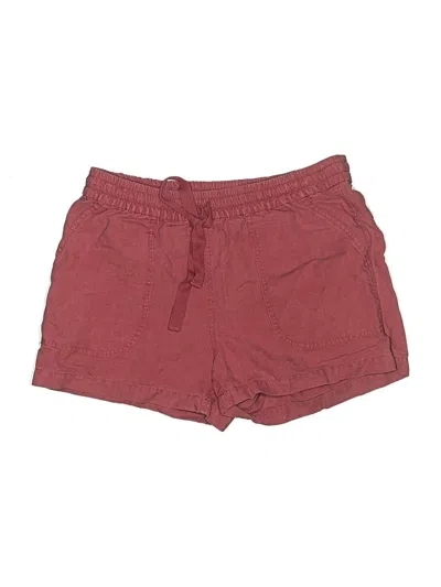 Pre-owned Point Sur Shorts In Burgundy