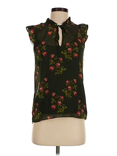 Pre-owned Point Sur Sleeveless Blouse In Black